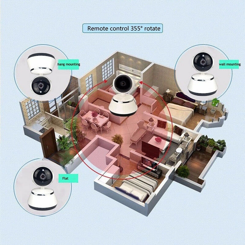 HD 720P IP Wifi Camera Wireless Night Vision