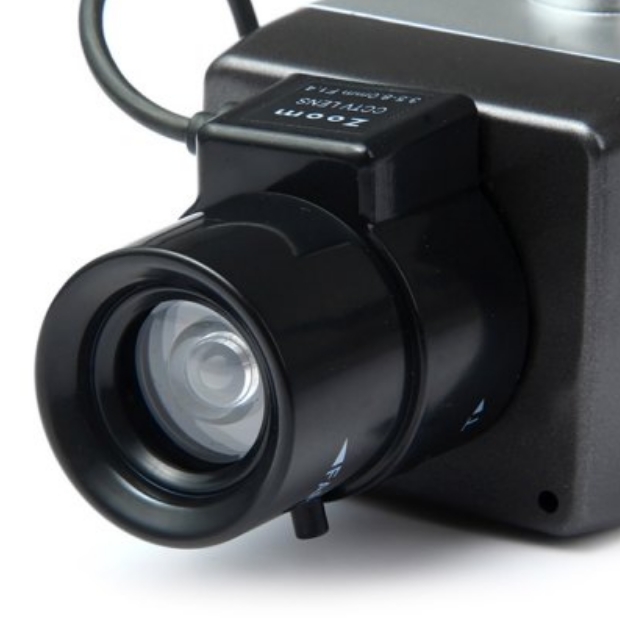 Dummy CCTV Security Camera with Activation Light