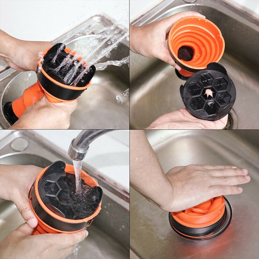 Toilet Bath Sink Plunger Drain Blaster Cleaner