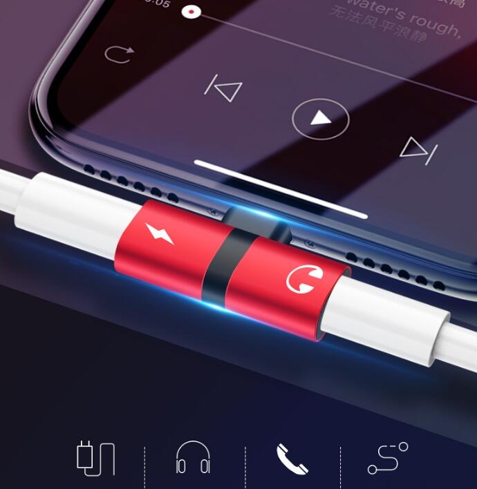 4 in 1 Audio Charge Dual Lighting Adapter For iPhone