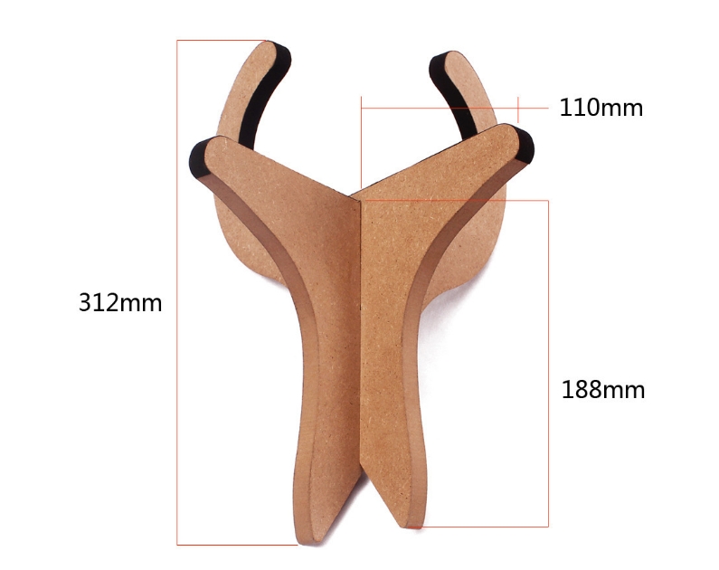 Wooden Holder Stand Hook For Violin Banjo Ukulele Rack