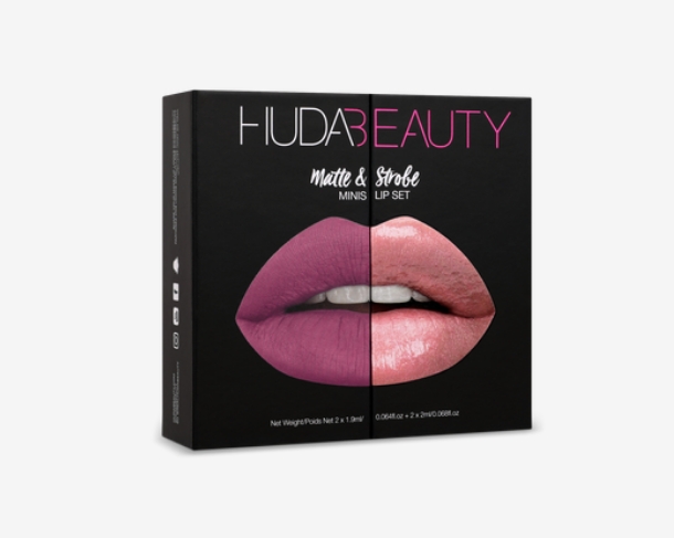 Huda Beauty Matte & Strobe Mini Lip Set Huda Beauty Matte & Strobe Mini Lip Set