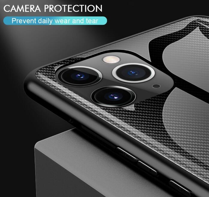 iPhone 11 Pro Max Case Hybrid Thin Hard Glass Back Shockproof Cover iPhone 11 Pro Max Case Hybrid Thin Hard Glass Back Shockproof Cover
