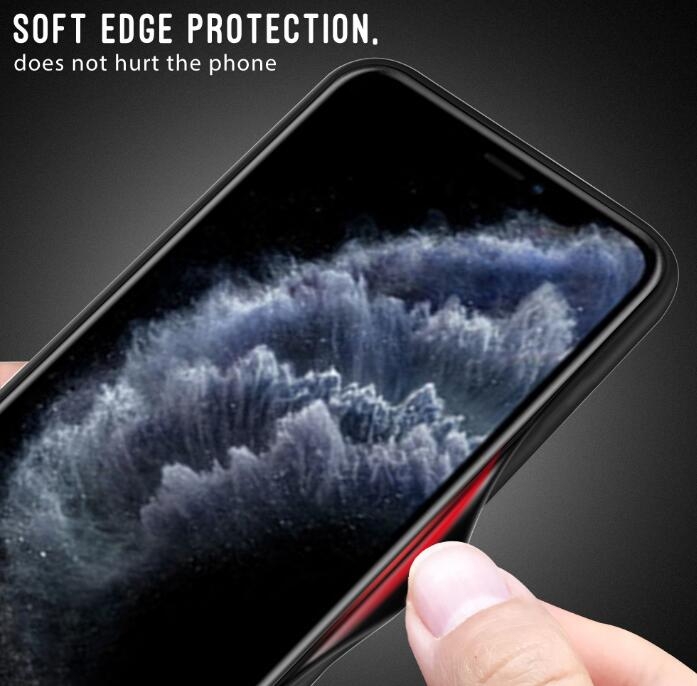 iPhone 11 Pro Max Case Hybrid Thin Hard Glass Back Shockproof Cover iPhone 11 Pro Max Case Hybrid Thin Hard Glass Back Shockproof Cover