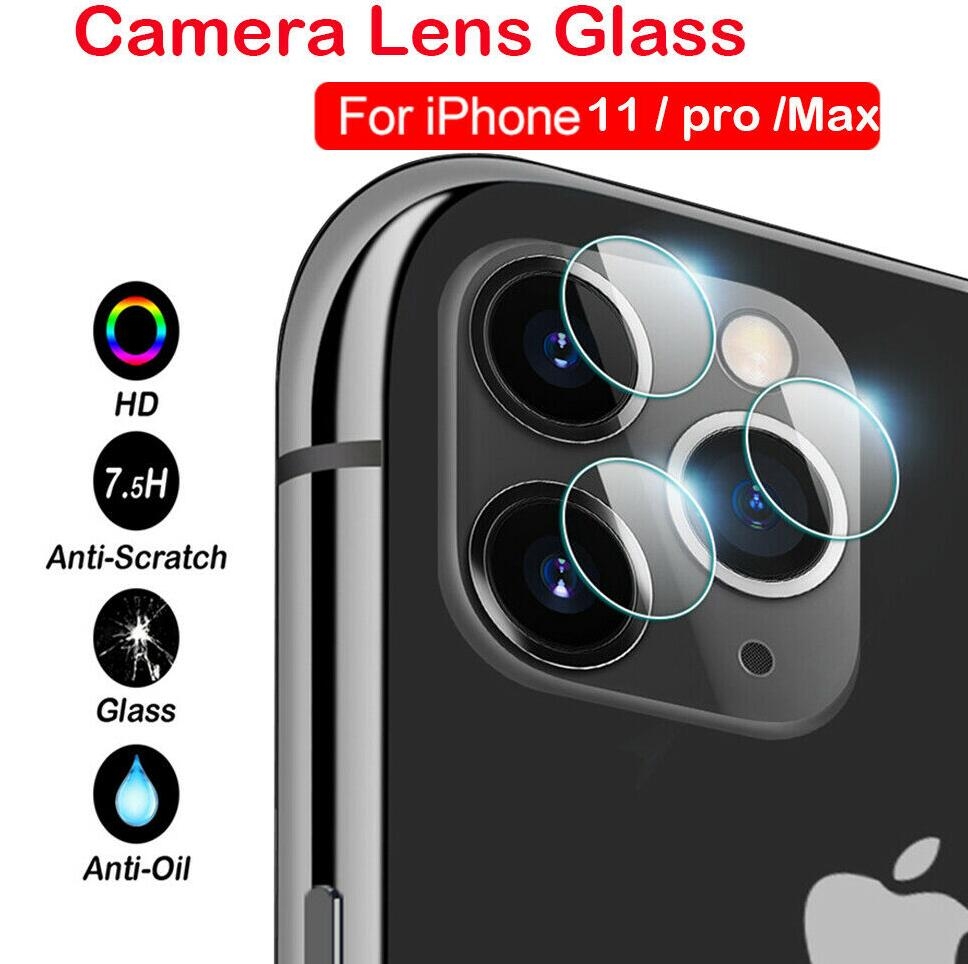 iPhone 11 Pro Max camera lens protector tempered glass 9H hardness HD iPhone 11 Pro Max camera lens protector tempered glass 9H hardness HD