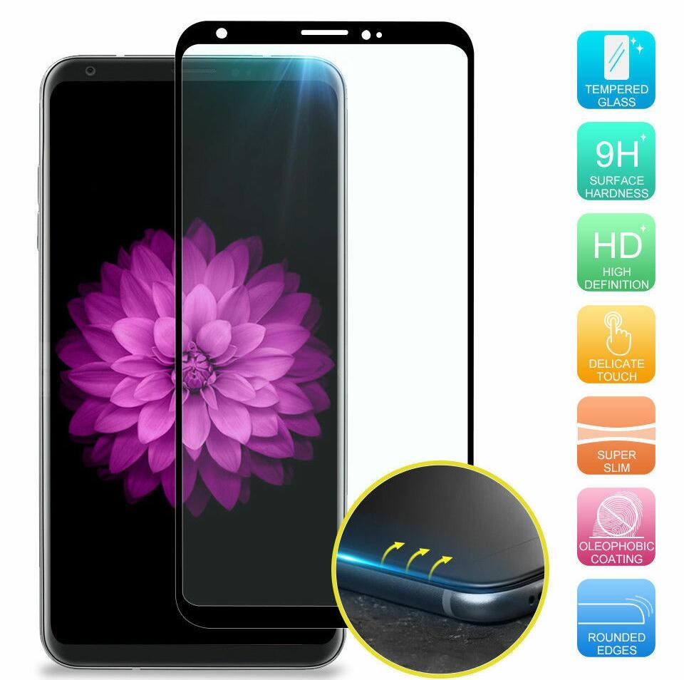 LG V30 FULL Screen covered Tempered Glass Screen Protector