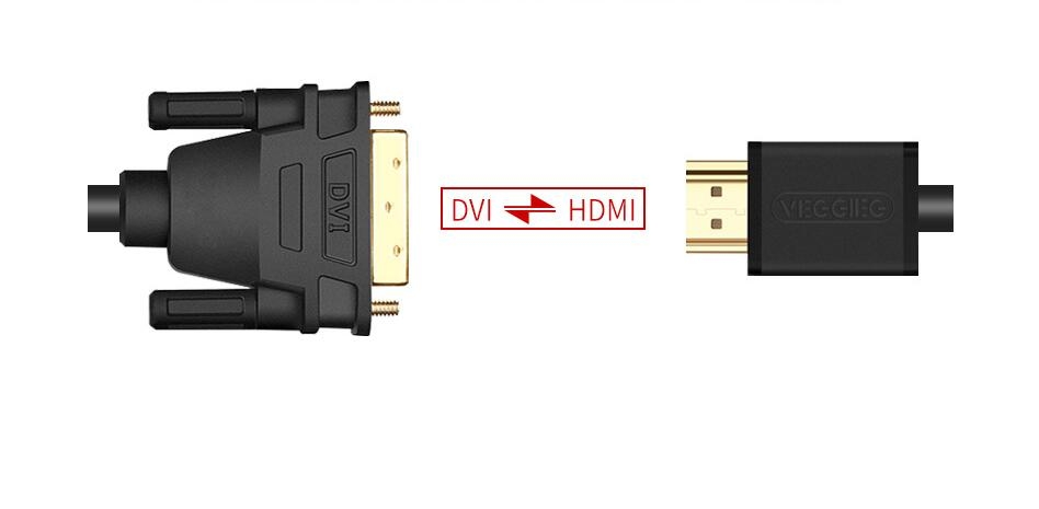 DVI to HDMI Cable Cable 2M Premium Quality