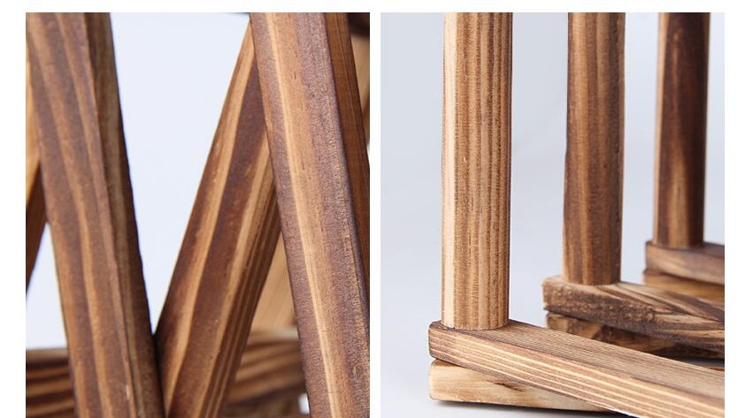 Wooden Bottle Wine Rack 10 pcs