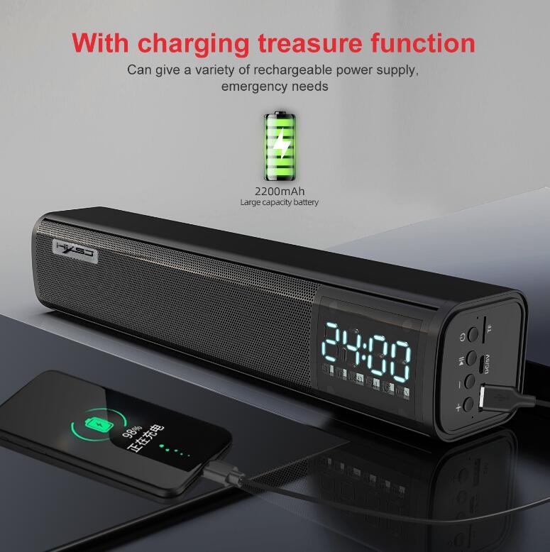 Bluetooth Soundbar Desktop Speaker