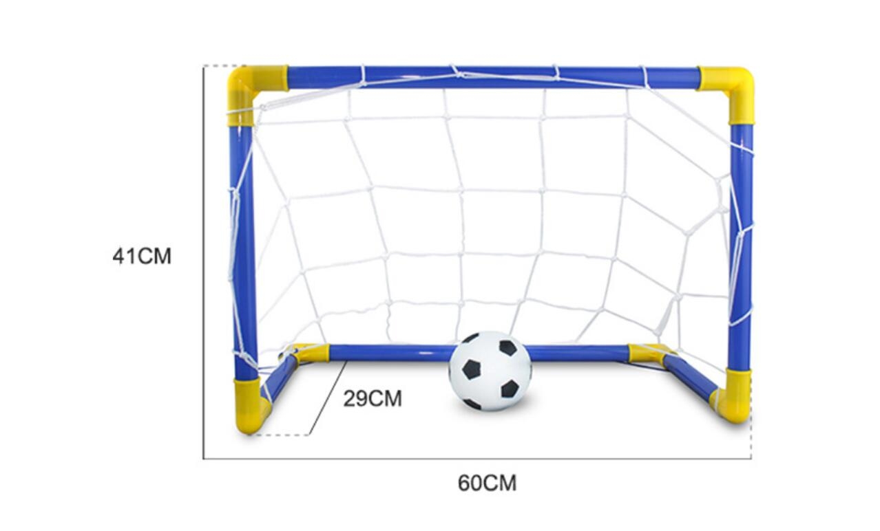 Mini Football Soccer Goal Post Net Set - Large Mini Football Soccer Goal Post Net Set - Large