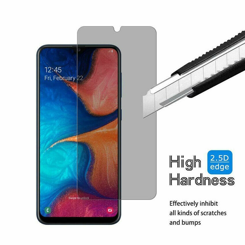 Samsung Galaxy A30 Glass Screen Protector Privacy Anti-Spy Samsung Galaxy A30 Glass Screen Protector Privacy Anti-Spy