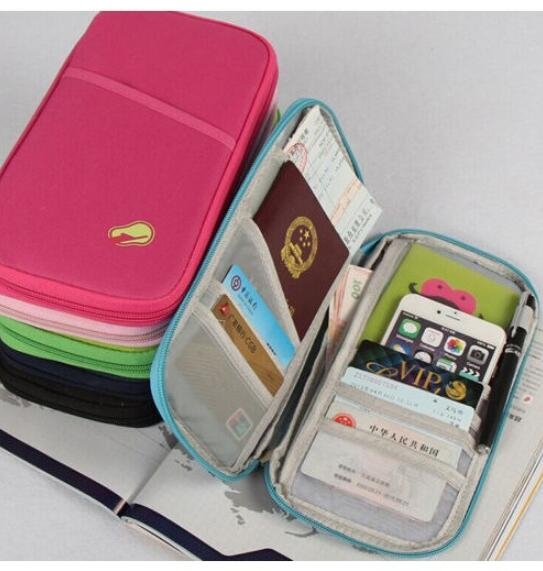 Travel  Wallet Passport Holder Organiser Bag