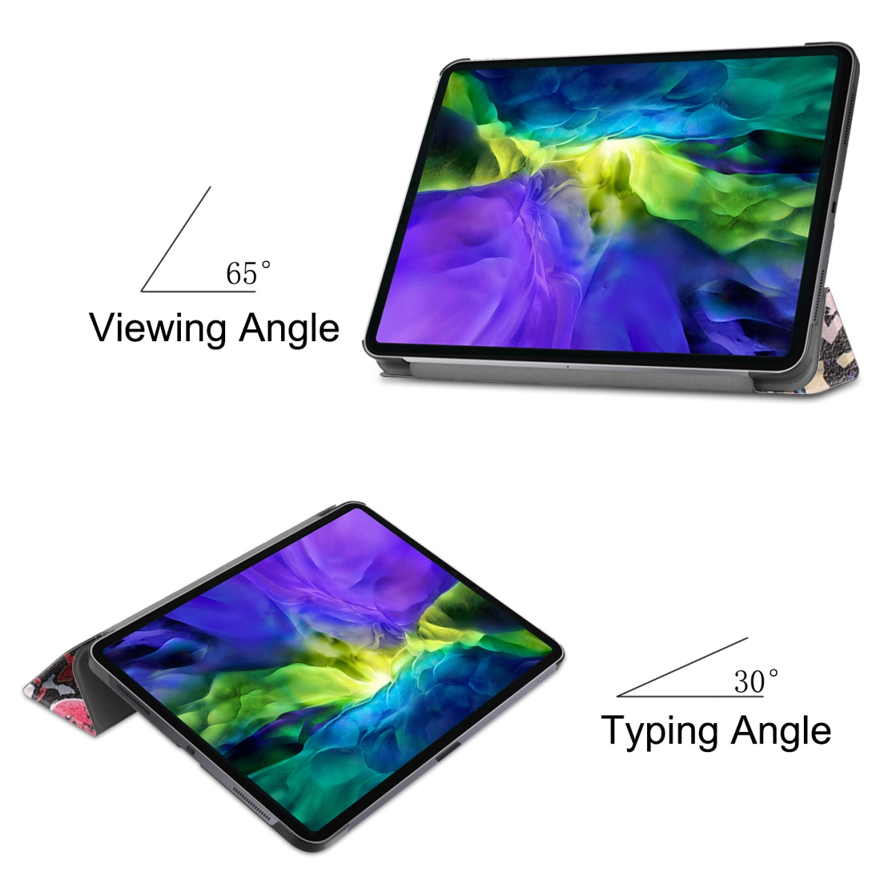 iPad Pro 11 2020 Case Smart Cover Printed Case