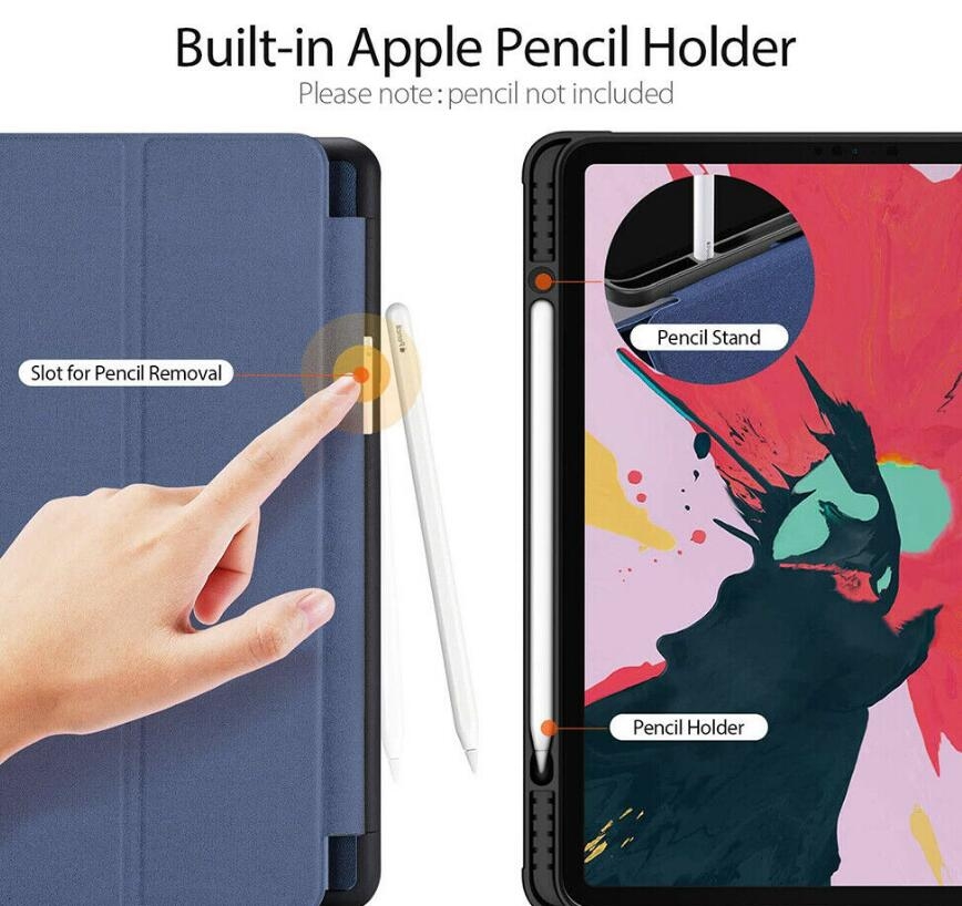 iPad Pro 11 2020 2021 case smart cover w pencil holder