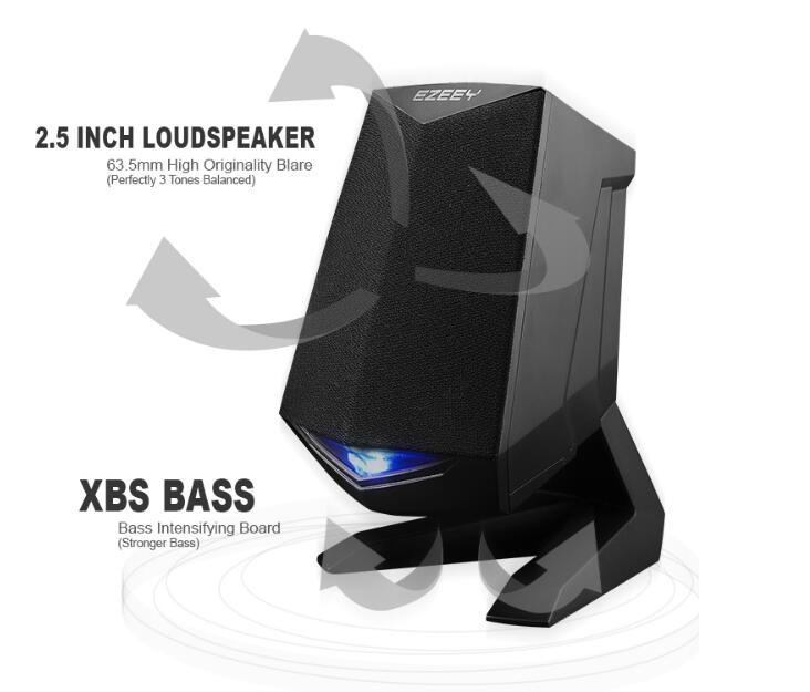 Speaker USB AUX Audio Bass