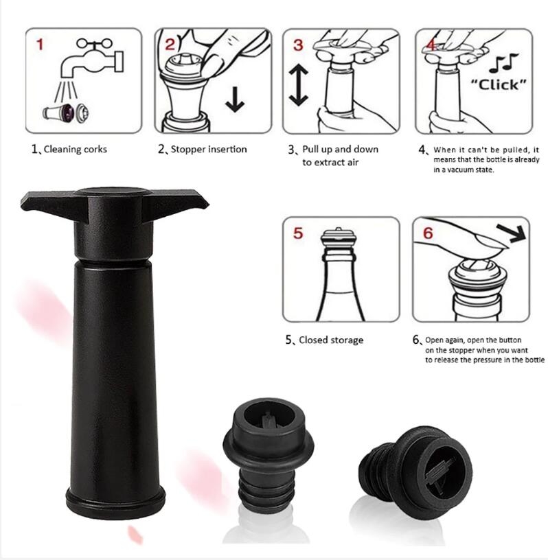 Wine Vacuum Stopper Wine Vacuum Sealed Saver Wine Vacuum Stopper Wine Vacuum Sealed Saver