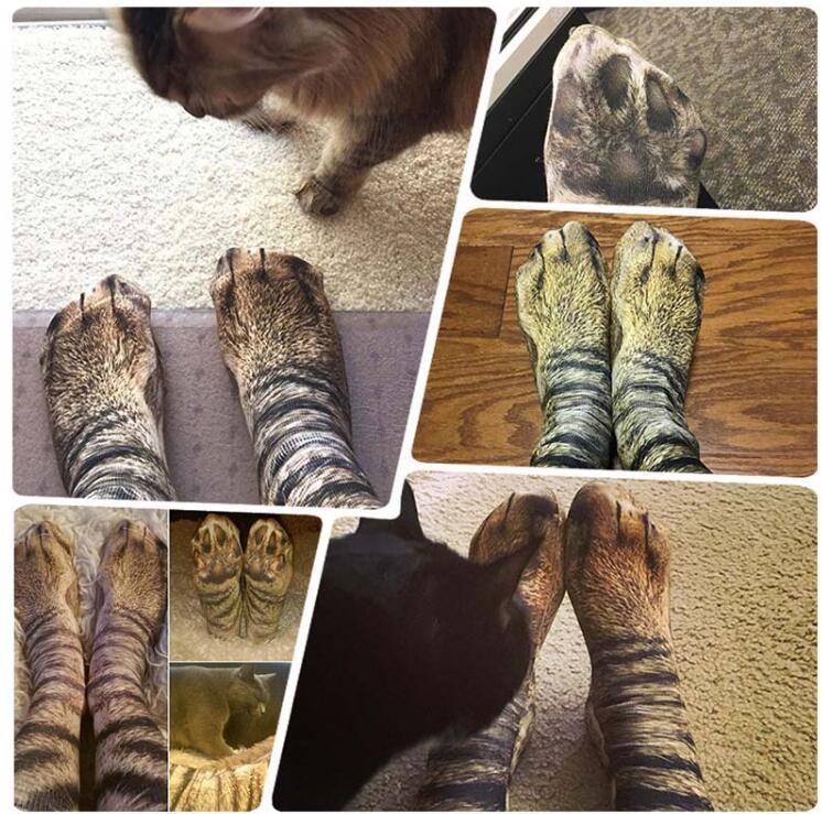 Adult Cat Paw Sock 3D Print Adult Cat Paw Sock 3D Print