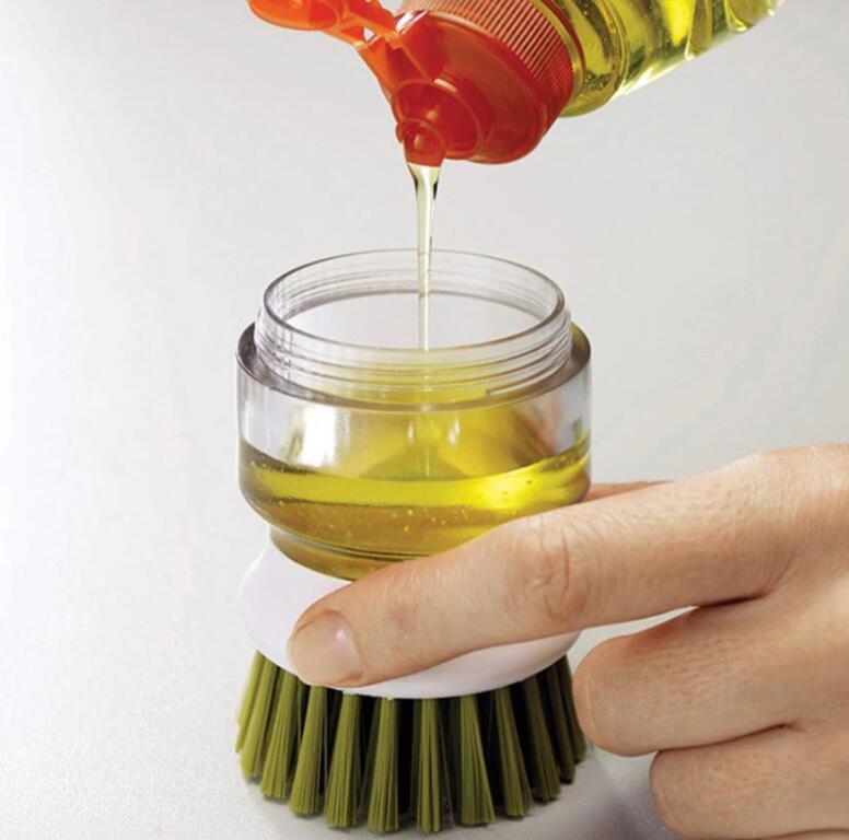 Dish washing tool Soap Dispenser Refillable cups bread Bowl scrubber Dish washing tool Soap Dispenser Refillable cups bread Bowl scrubber