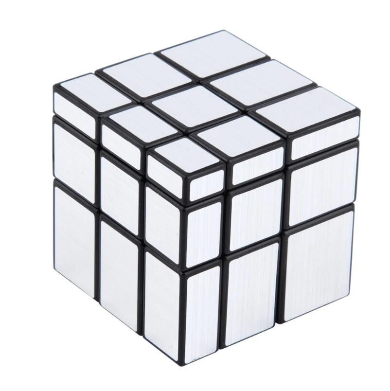 Rubiks Cube 3x3 Silver Mirror Magic Cube