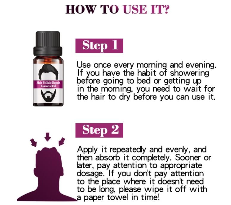 Hair Follicle Repair Oil Men Styling Moustache Oil Hair