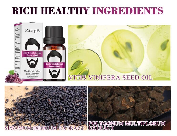 Hair Follicle Repair Oil Men Styling Moustache Oil Hair