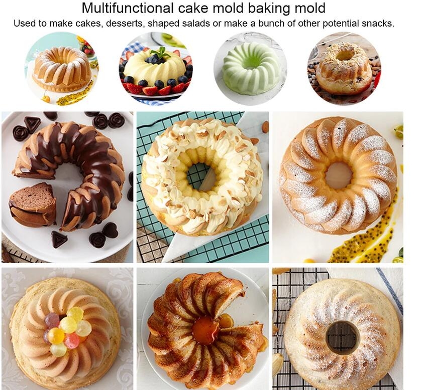 Cake Mold Silicone Mold Non-stick Silicone Cake Mold Round Toast Mould