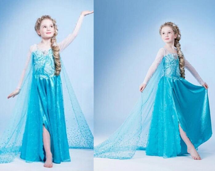 Elsa Dress Frozen Elsa Dress 120 CM Elsa Dress Frozen Elsa Dress 120 CM
