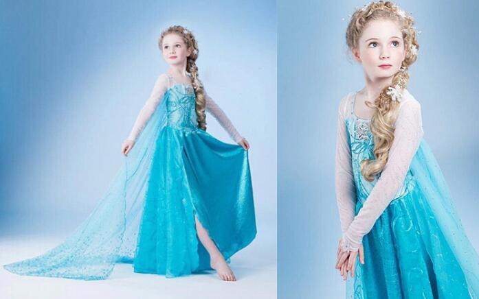 Elsa Dress Frozen Elsa Dress 120 CM Elsa Dress Frozen Elsa Dress 120 CM
