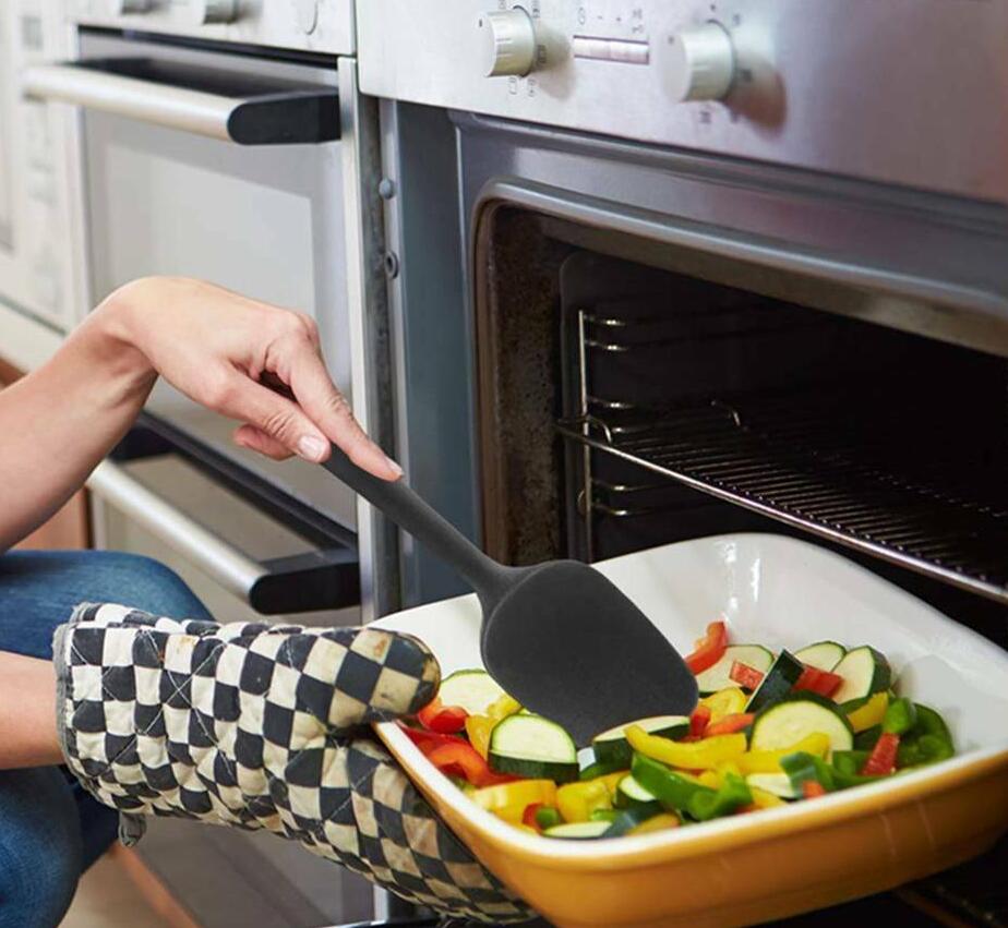 6X Silicone Spatulas Heat Resistant Set Cooking Spoon Spatula Utensils Kitchen