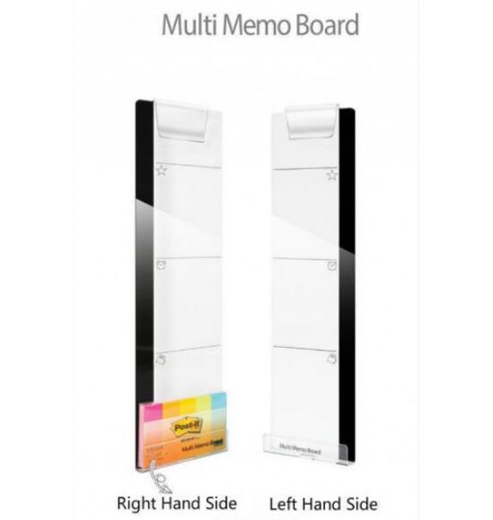 Monitor memo board Acrylic Message Boards Sticky Holder right