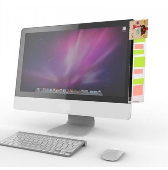Monitor memo board Acrylic Message Boards Sticky Holder right