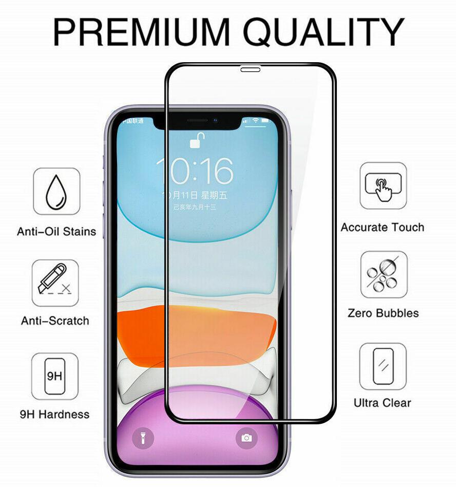 iPhone 12 Pro Tempered Glass Screen Protector FULL screen