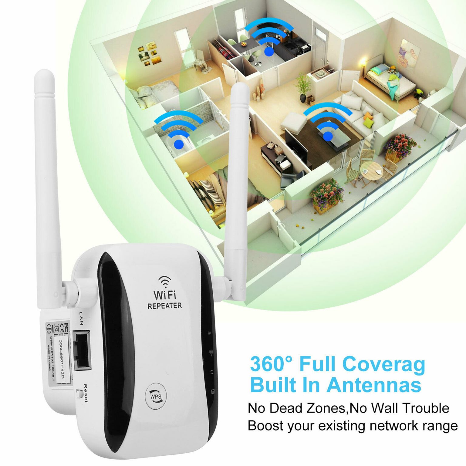 WiFi Extender Repeater Booster 300Mbps WiFi Extender Repeater Booster 300Mbps