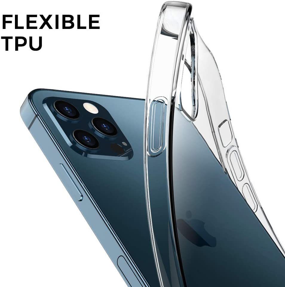 iPhone 12 Pro Max Case Clear Soft Gel Case