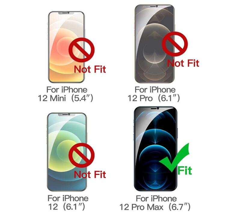 iPhone 12 Pro Max Privacy Tempered Glass Screen Protector