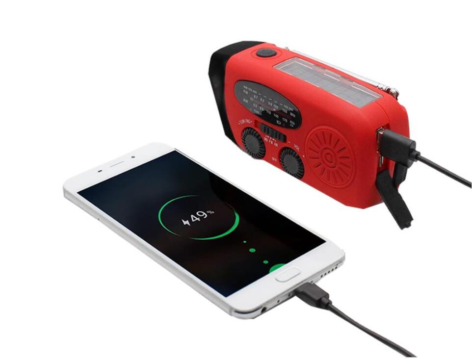 Emergency Solar Hand Crank AM/FM Radio Flashlight Emergency Solar Hand Crank AM/FM Radio Flashlight