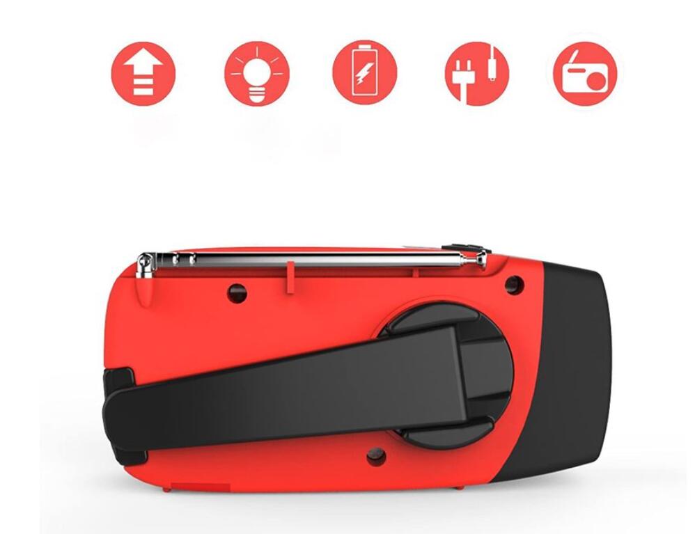 Emergency Solar Hand Crank AM/FM Radio Flashlight Emergency Solar Hand Crank AM/FM Radio Flashlight