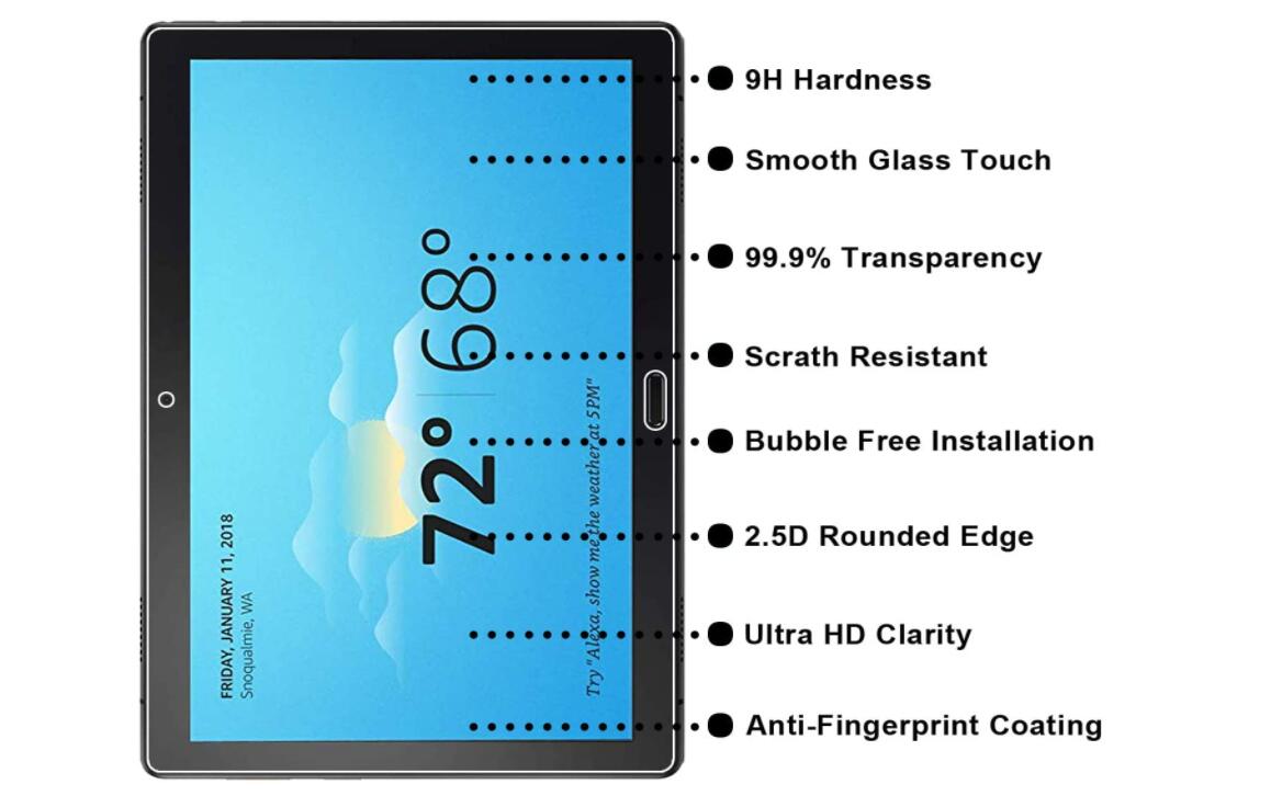 Lenovo Tab 4 10 Plus Tempered Glass Screen Protector