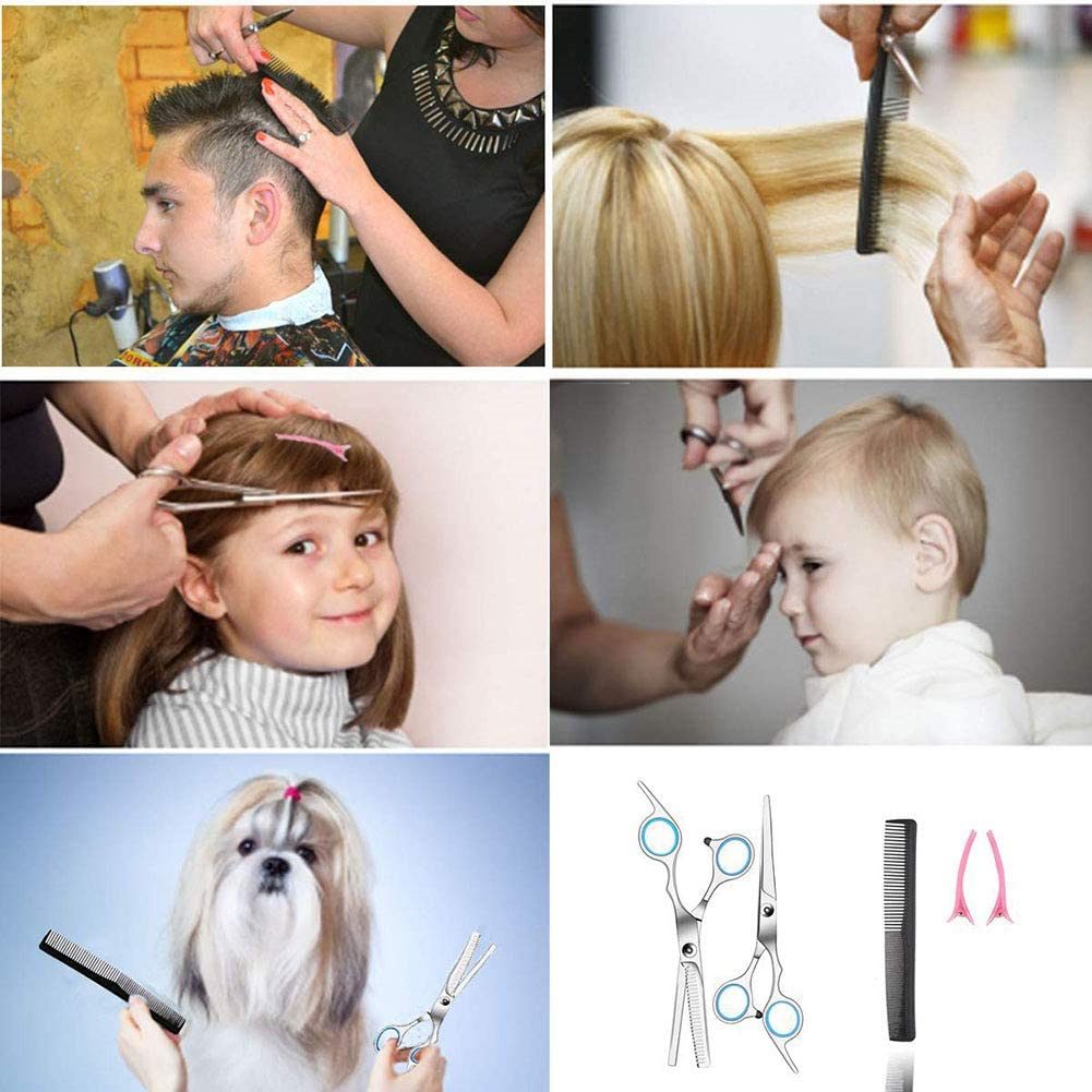 Stainless Steel Cutting Thinning Styling Hair Scissors Set Stainless Steel Cutting Thinning Styling Hair Scissors Set