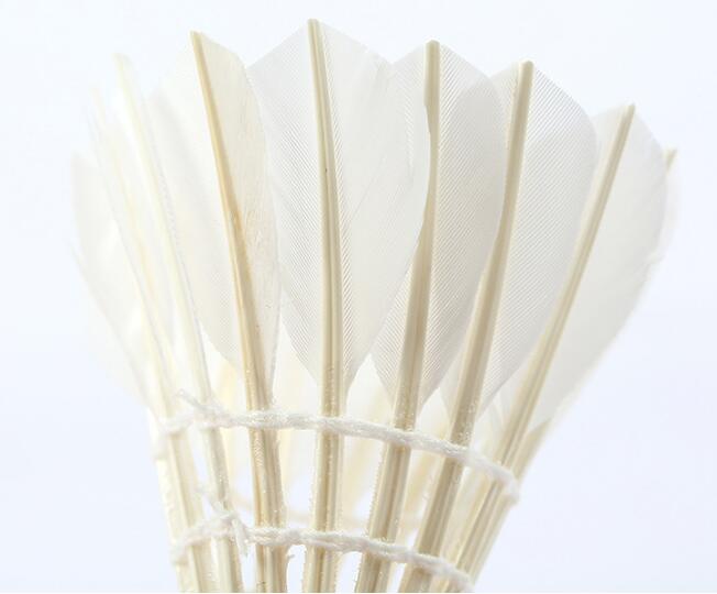 12 Pcs White Feather Badminton Sport Shuttlecocks Durable Training Ball 12 Pcs White Feather Badminton Sport Shuttlecocks Durable Training Ball