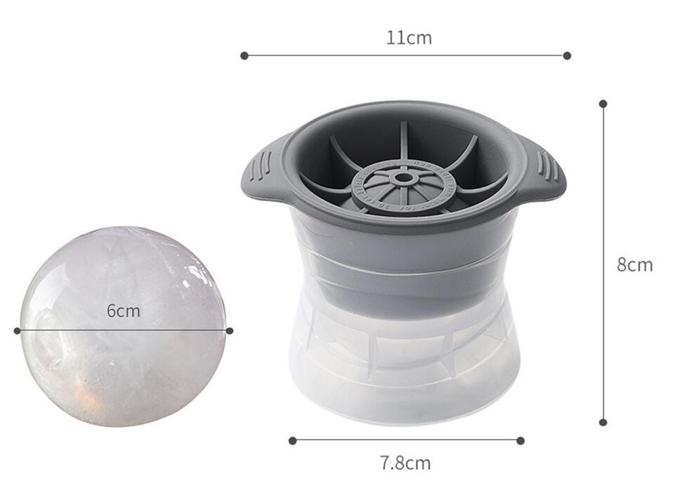 Ice Ball Mold DIY Kitchen Cocktail Whiskey Soda Sphere Ice Cube Mould Making Ice Ball Mold DIY Kitchen Cocktail Whiskey Soda Sphere Ice Cube Mould Making