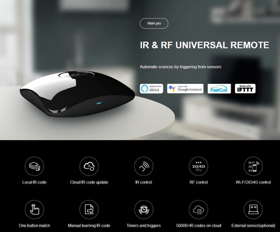 Broadlink RM4 Pro Smart Home Broadlink RM4 Pro Smart Home