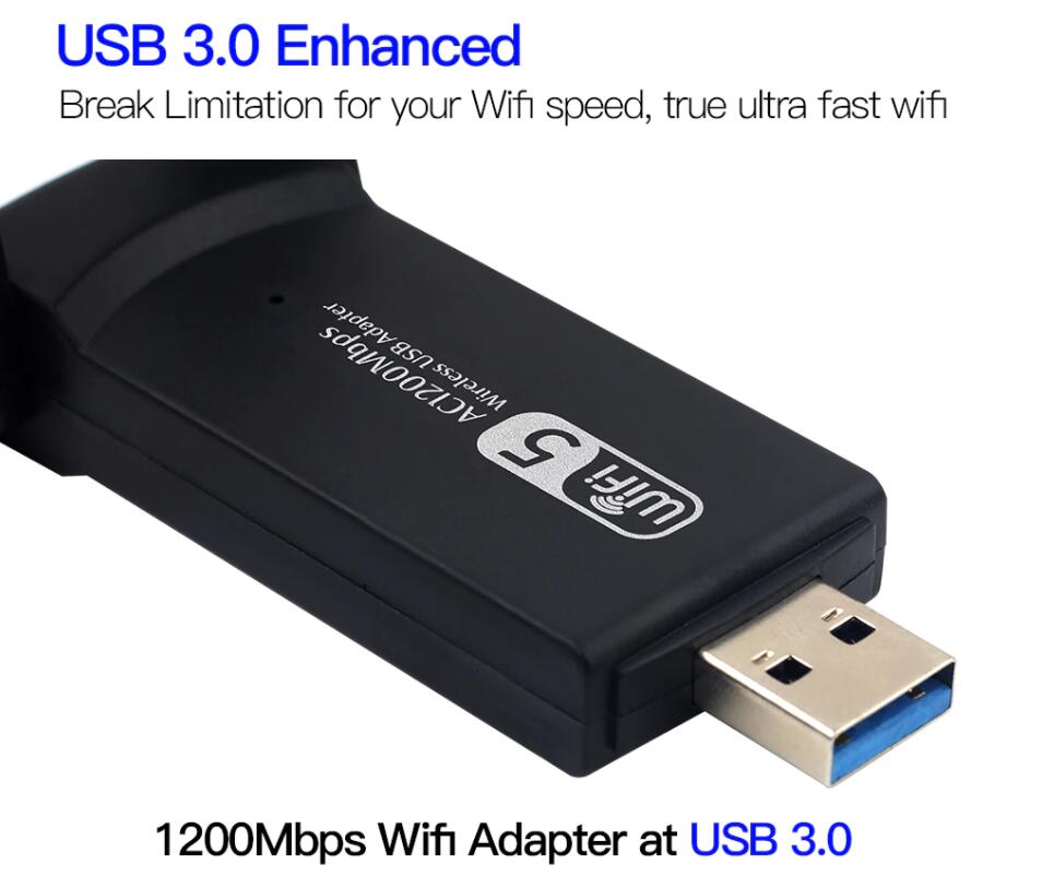 USB Dual Band Wireless Wifi Network Adapter