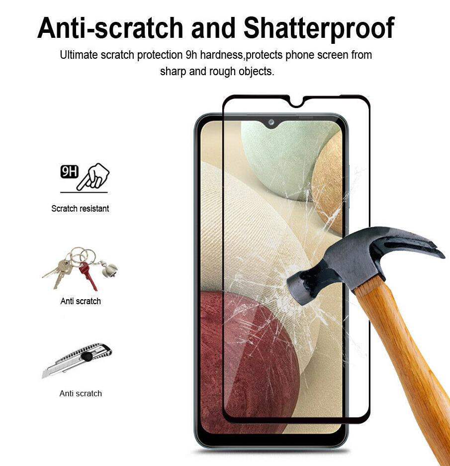 Samsung Galaxy A02S Full Screen Tempered Glass Screen Protector