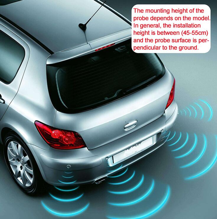 Car Parking Reversing Radar Guiding 4 Sensors Car Parking Reversing Radar Guiding 4 Sensors