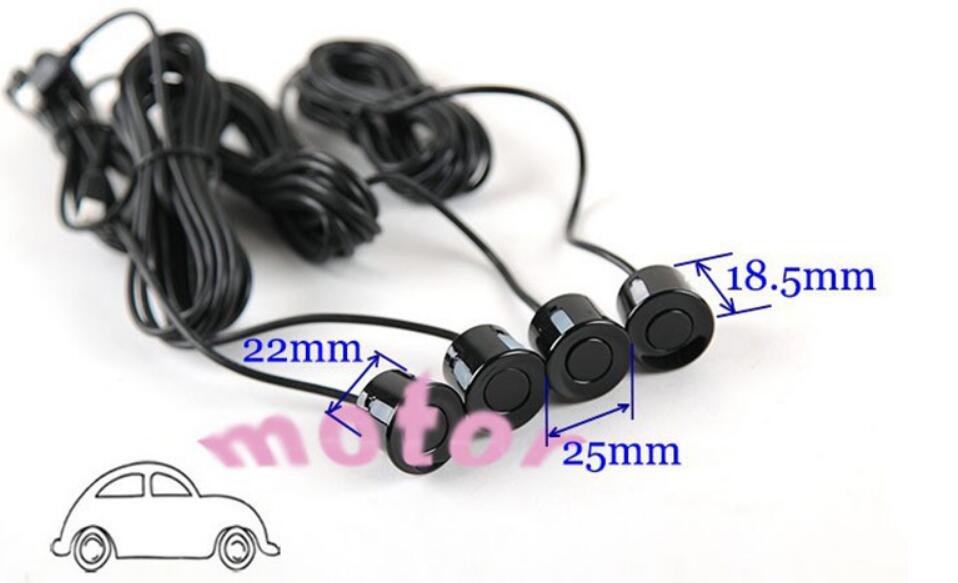 Car Parking Reversing Radar Guiding 4 Sensors Car Parking Reversing Radar Guiding 4 Sensors