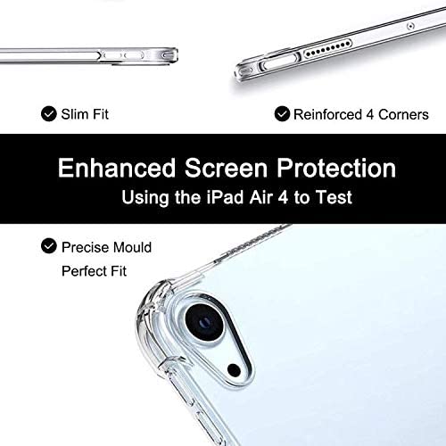 iPad Air 4 iPad Air 5 10.9 Clear Case with Pencil Holder