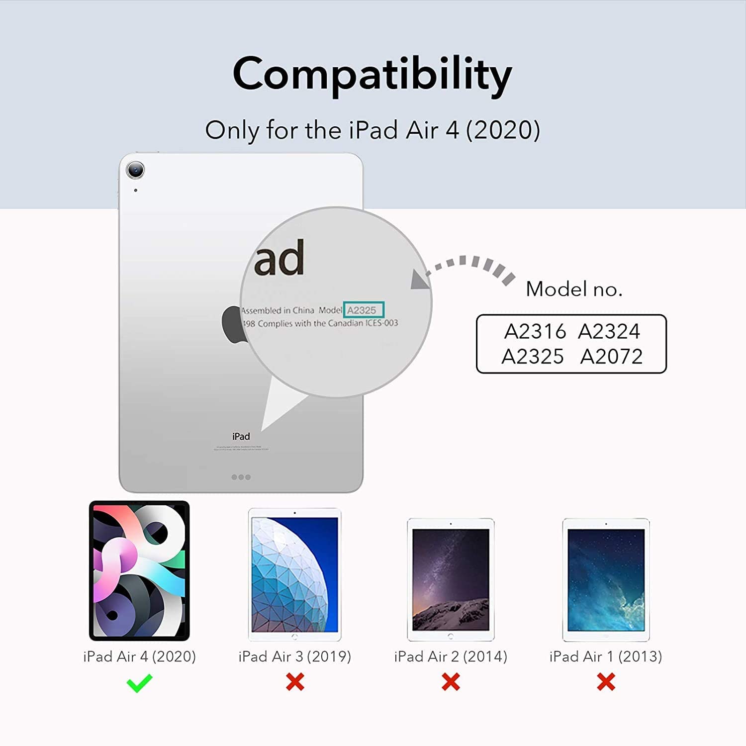 iPad Air 4 iPad Air 5 10.9 Clear Case with Pencil Holder