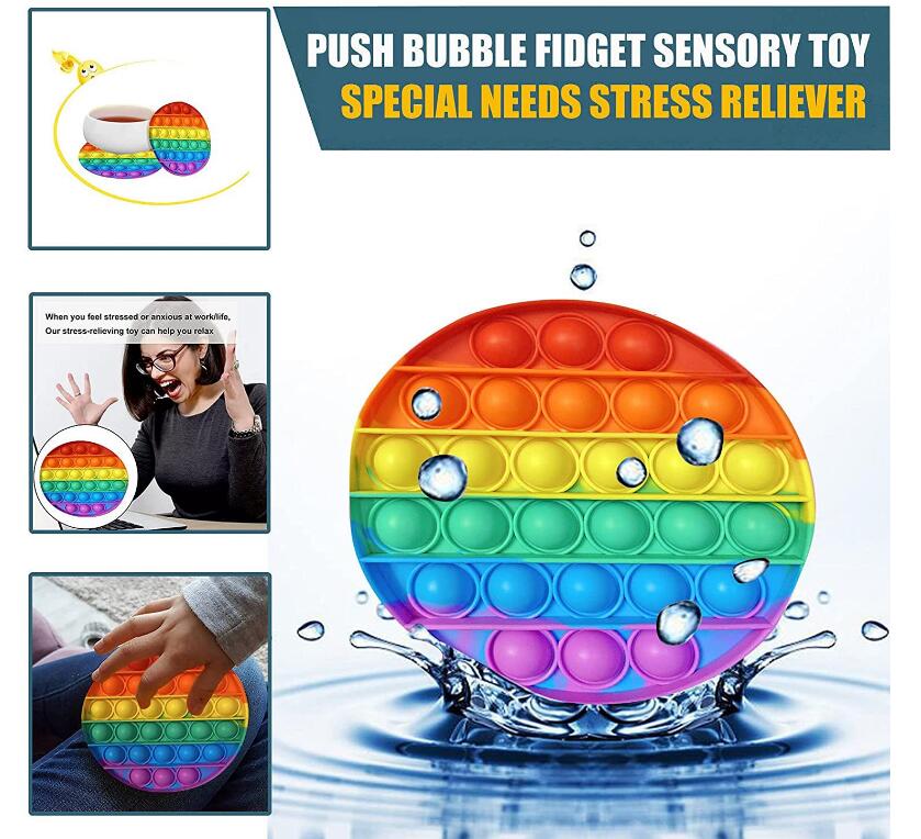 Fidget Toys Pop it - Rainbow Unicon Fidget Toys Pop it - Rainbow Unicon