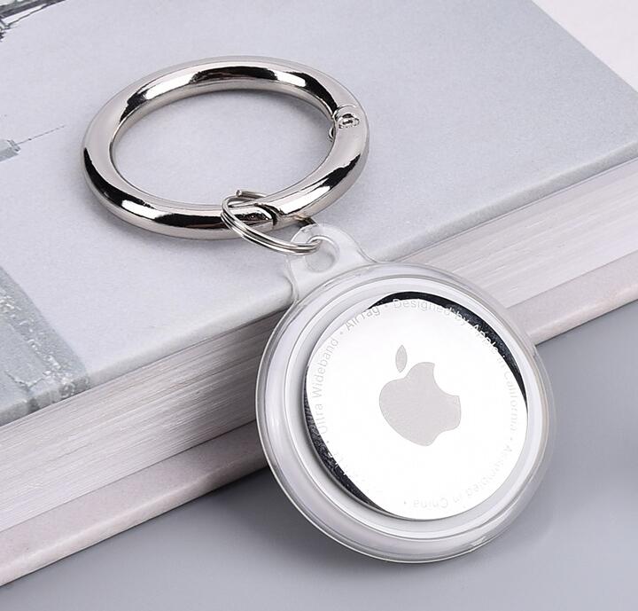 Airtag Case Clear Gel Cover Keyring
